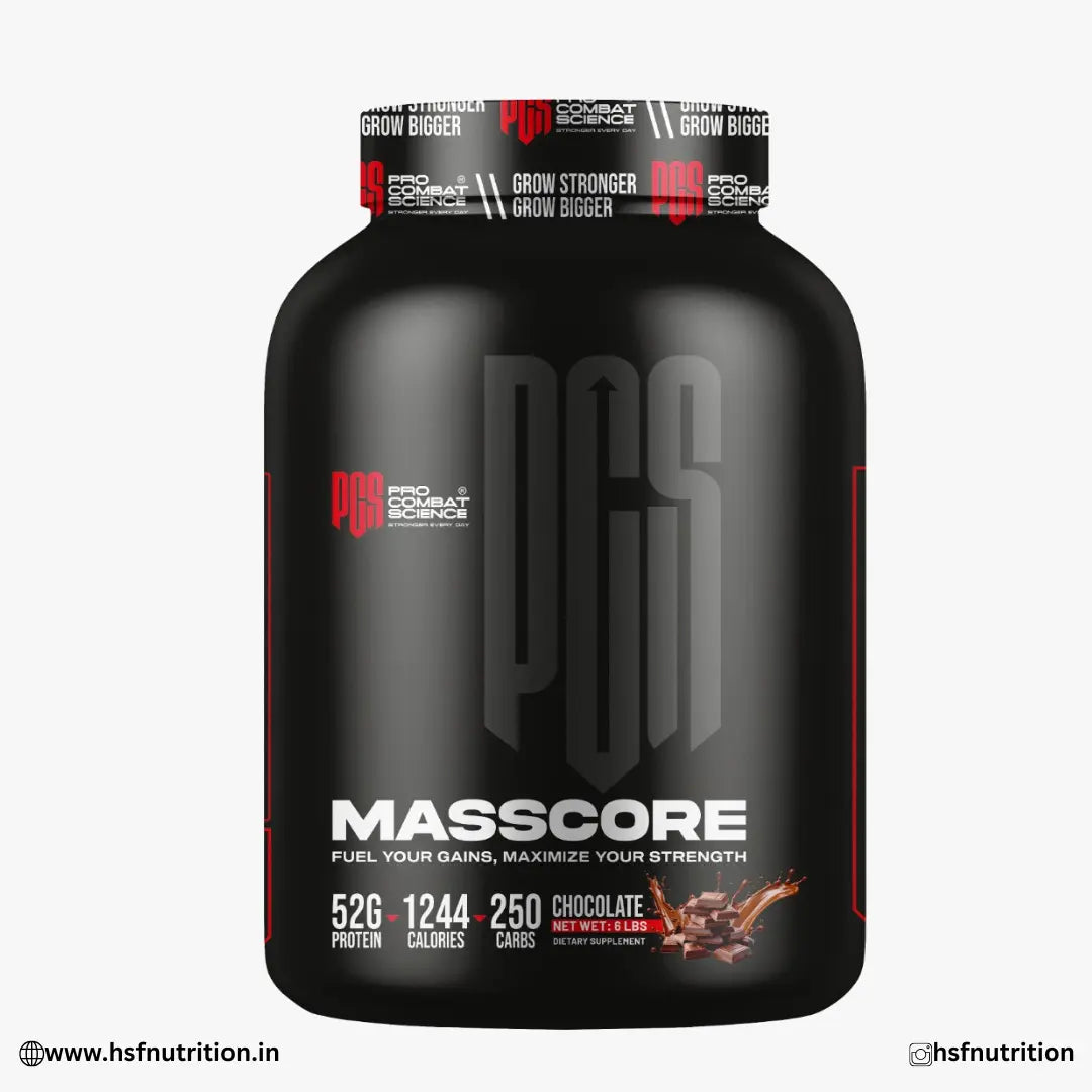 PCS MASSCORE Mass Gainer – 2.7kg, Chocolate | High Protein High Calorie Weight Mass Gainer Powder