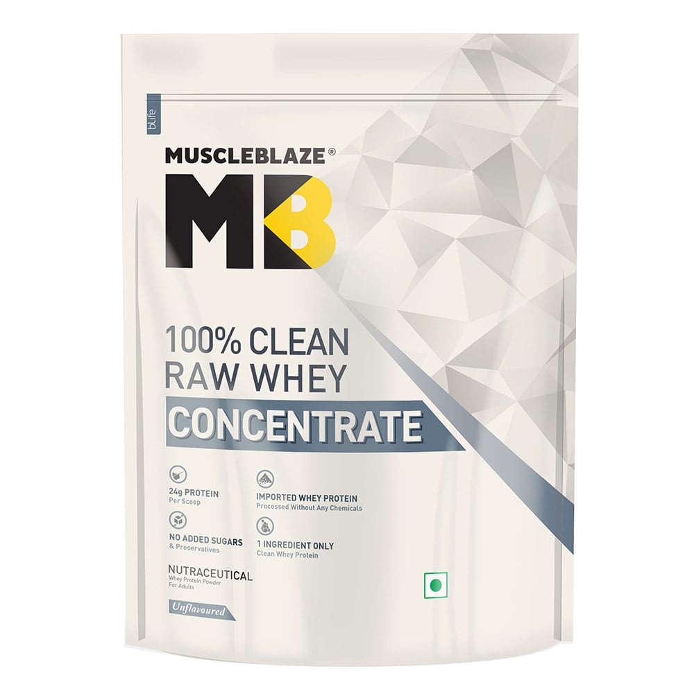100% Clean Raw Whey Protein Concentrate (4.4 lb)