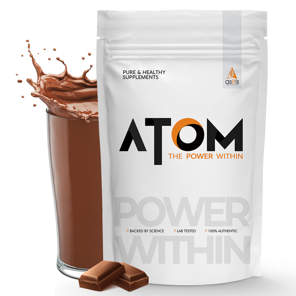 AS-IT-IS Atom Whey Protein with Enzymeblend (2 kg (4.4 lb))