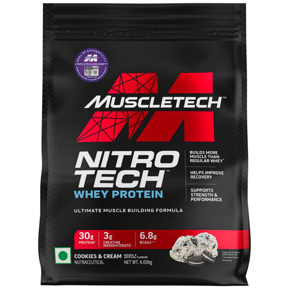 MuscleTech NitroTech Whey Protein (4 kg (8.8 lb))