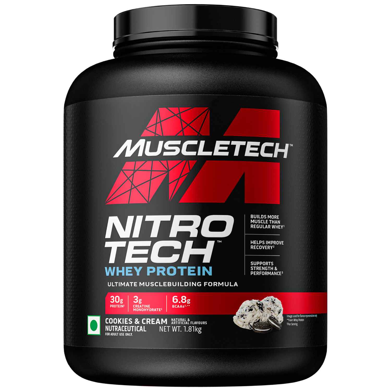 MuscleTech NitroTech Whey Protein (1.81 kg (4 lb))