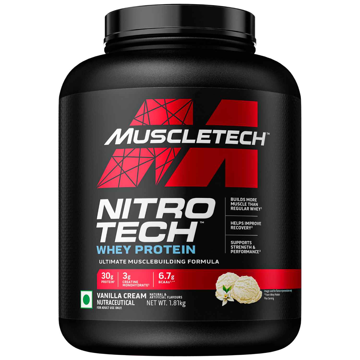 MuscleTech NitroTech Whey Protein (1.81 kg (4 lb))