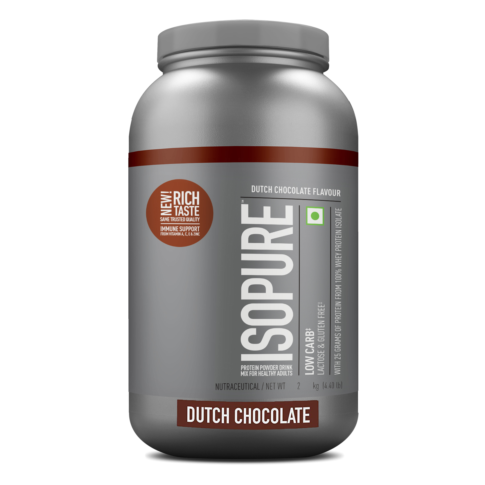 Isopure Low Carb 100% Whey Protein Isolate Powder (2 kg (4.4 lb))