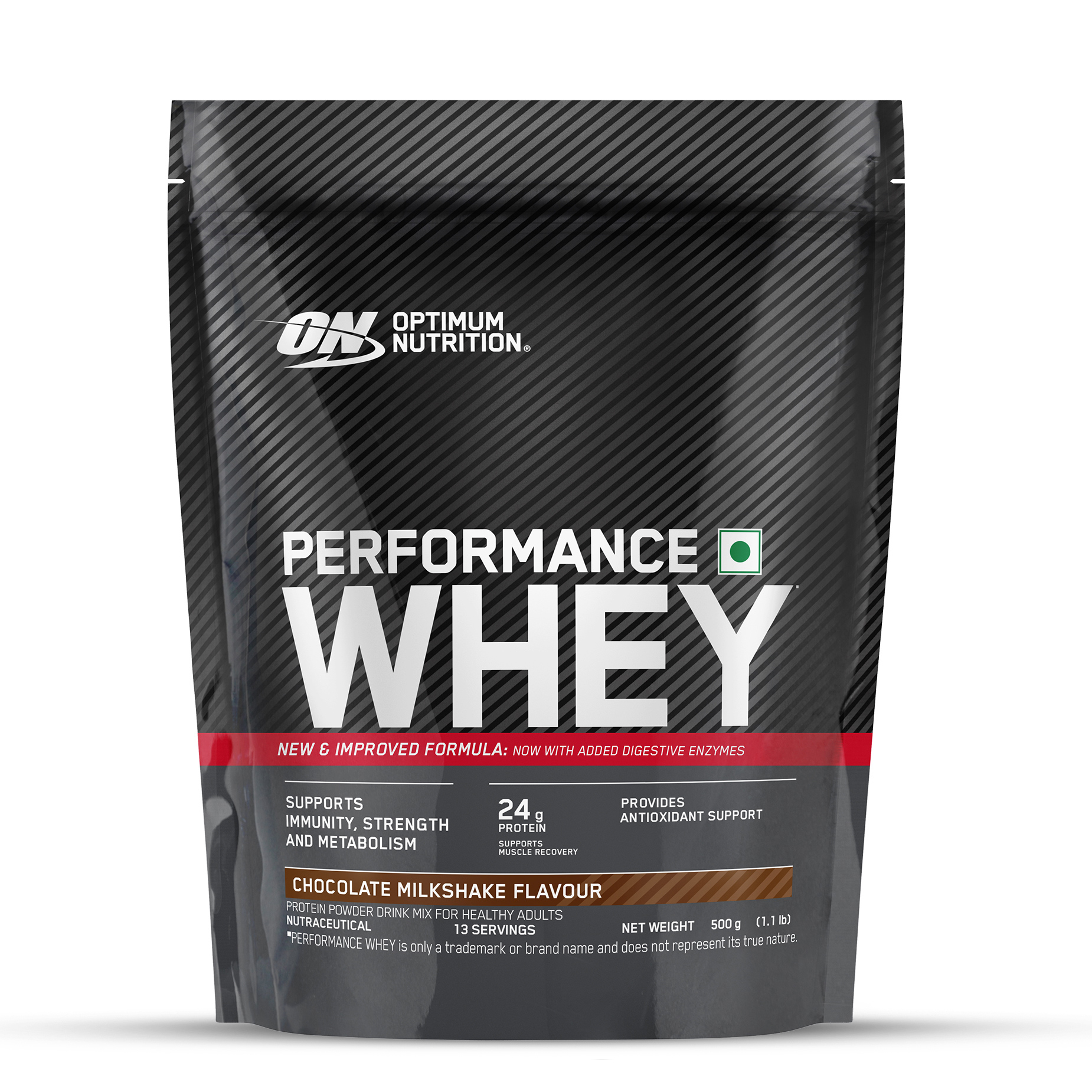 Optimum Nutrition (ON) Performance Whey Protein Powder (500 g (1.1 lb))