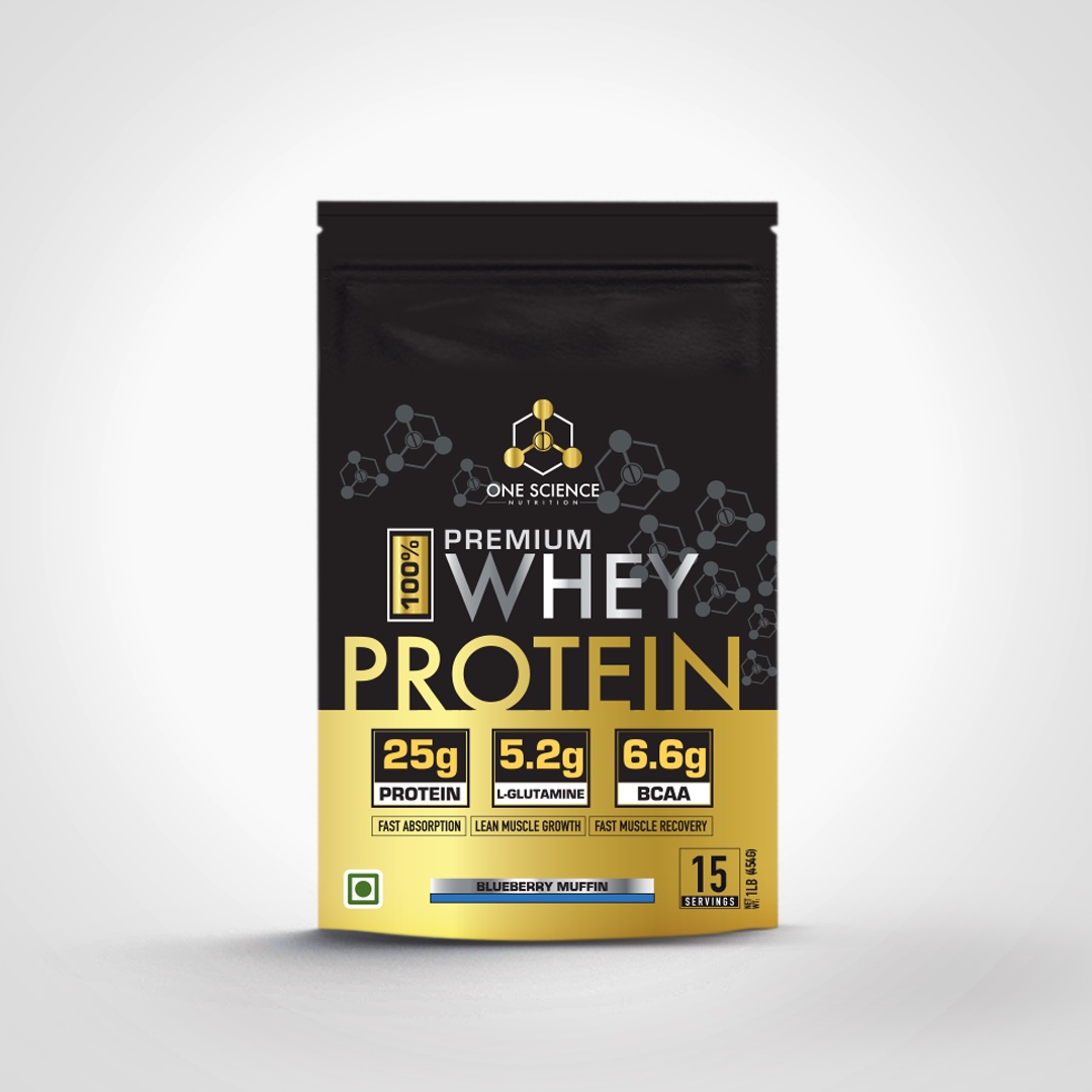 One Science Nutrition Premium Whey Protein [Grass Fed Whey] (454 g (1 lb))