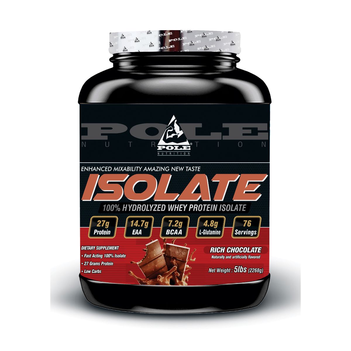 Pole Nutrition Isolate 100% Hydrolyzed Whey Protein (2.27 kg (5 lb))