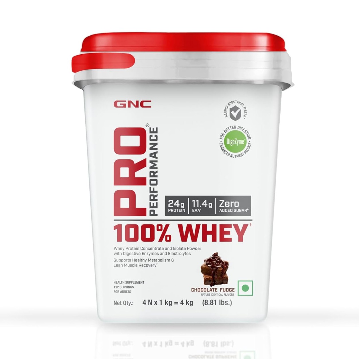 GNC Pro Performance 100% Whey Protein Powder (4 kg (8.8 lb))