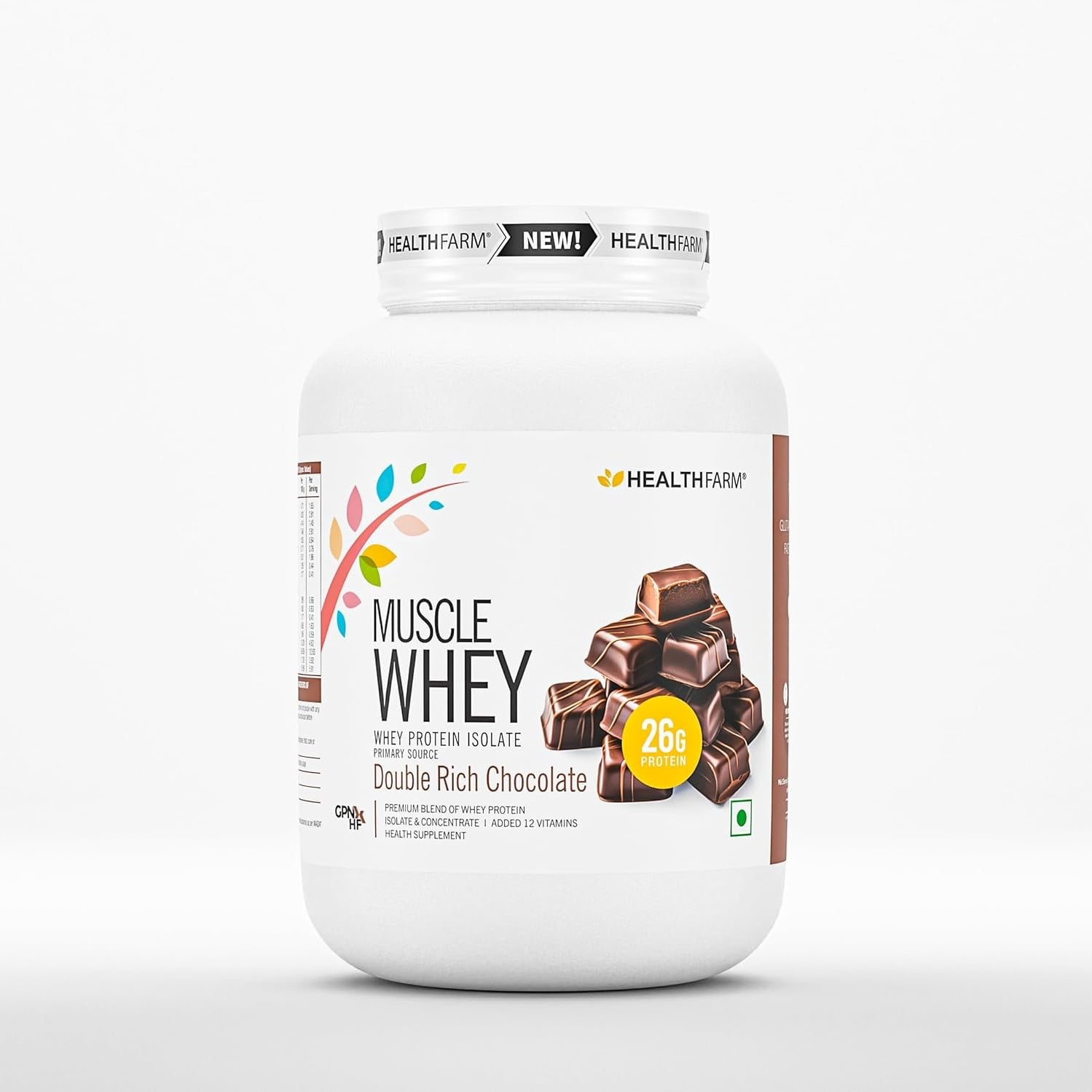 Healthfarm Muscle Whey Protein (2 kg (4.4 lb))