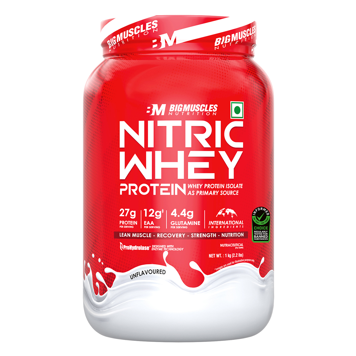 Bigmuscles Nutrition Nitric Whey Protein (1 kg (2.2 lb))