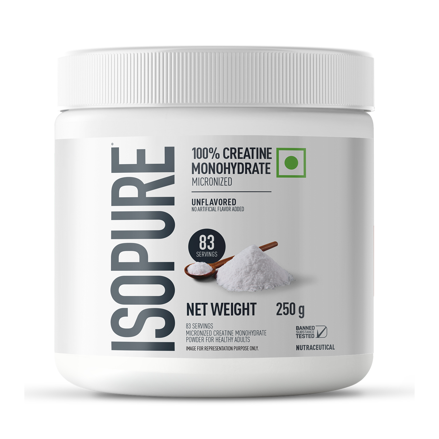 Isopure 100% Creatine Monohydrate Micronized (250 g (0.55 lb))