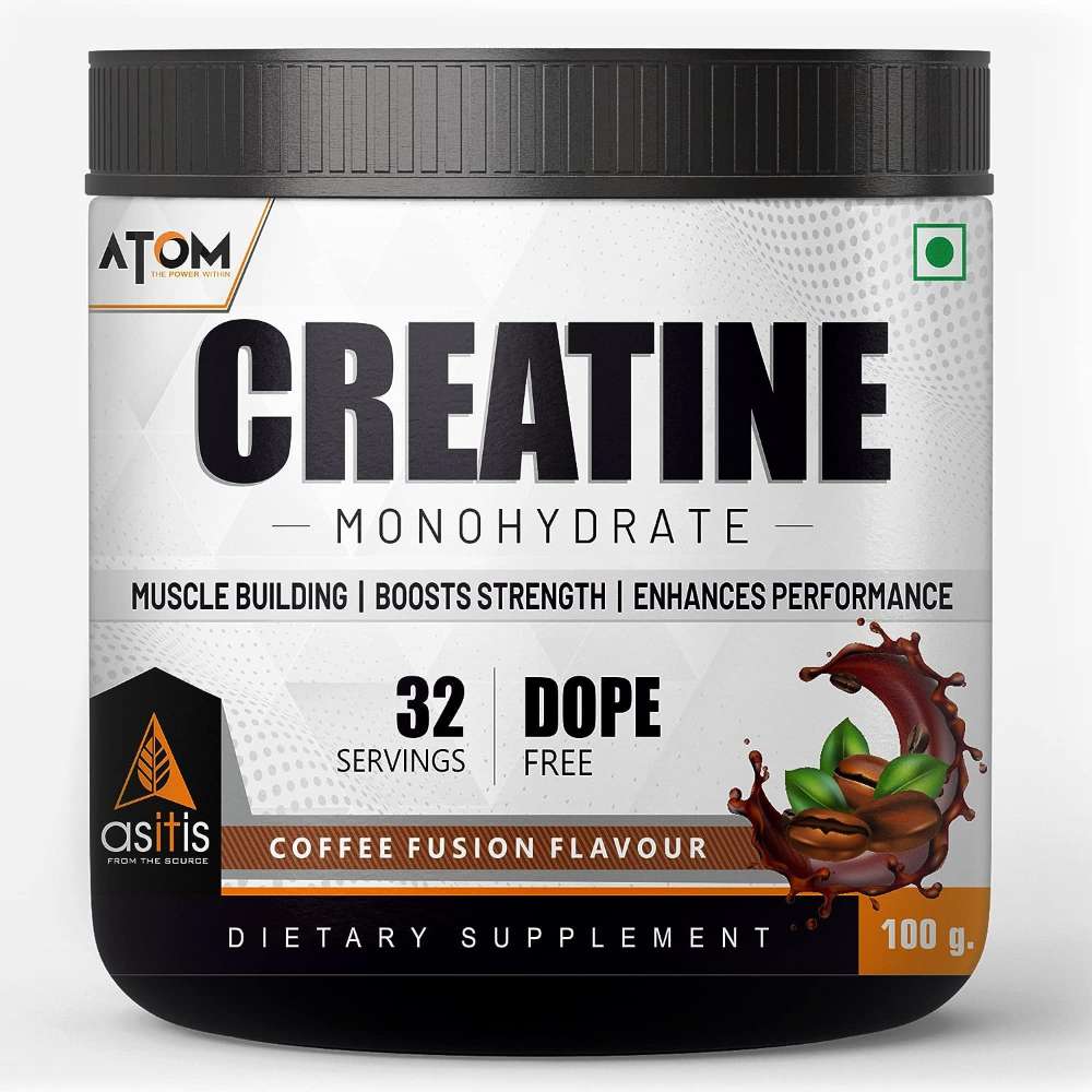 AS-IT-IS Atom Creatine Monohydrate (100 g (0.22 lb))
