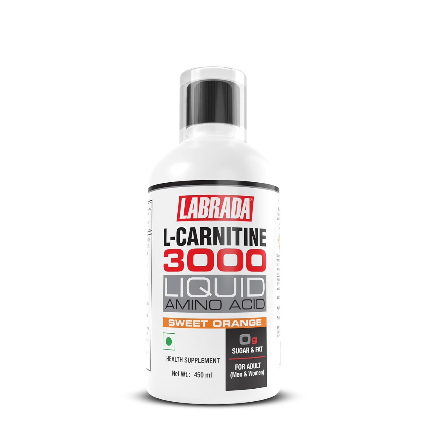 Labrada L-Carnitine Liquid (Double Strength 100% L-Carnitine 3000mg Per Serving) (Standard)
