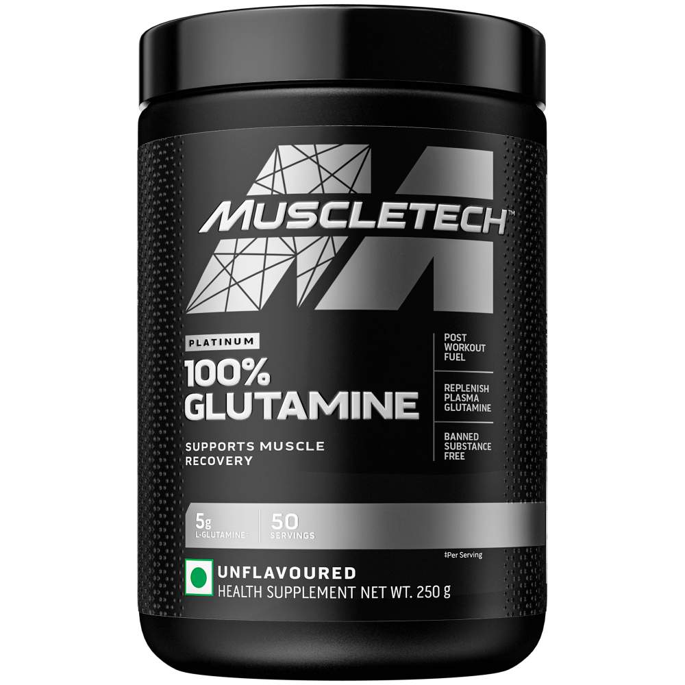 MuscleTech Platinum 100% Glutamine (249 g (0.55 lb))