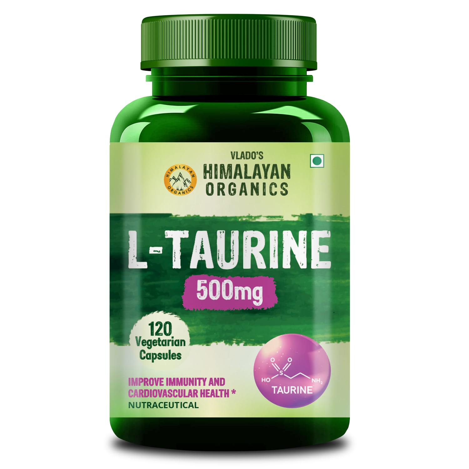 Vlado's Himalayan Organics L-Taurine 500mg (Standard)