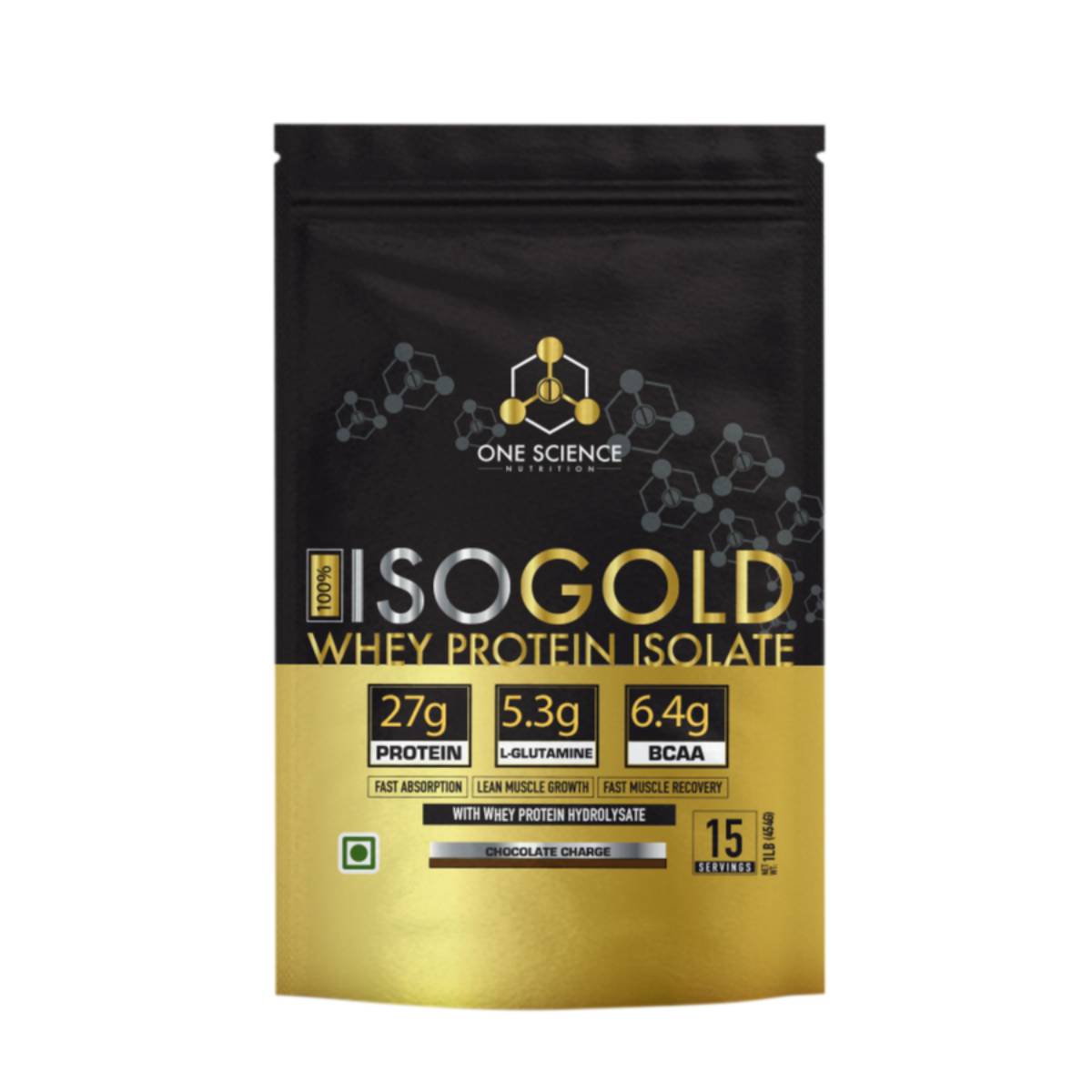 One Science Nutrition 100% ISO Gold Whey Protein (454 g (1 lb))