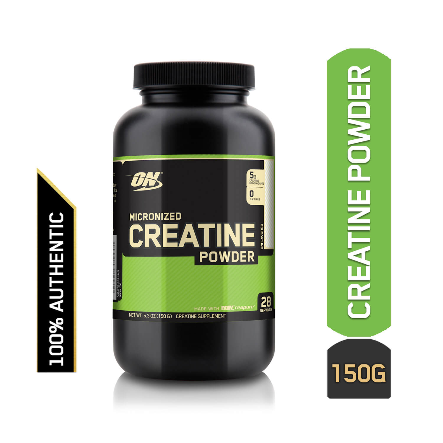 Optimum Nutrition (ON) Micronized Creatine Monohydrate Powder (150 g (0.33 lb))