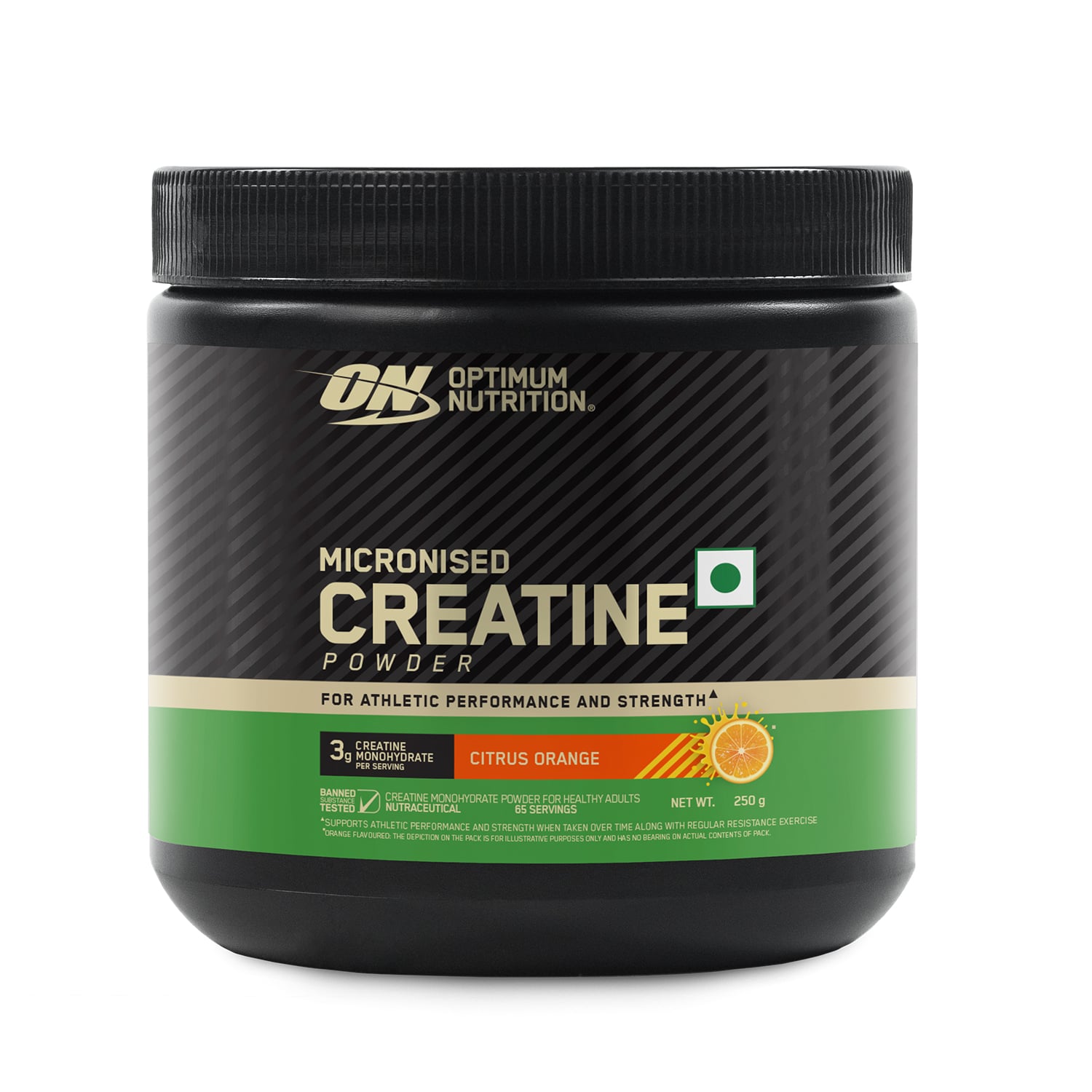 Optimum Nutrition (ON) Micronized Creatine Monohydrate Powder (250 g (0.55 lb))