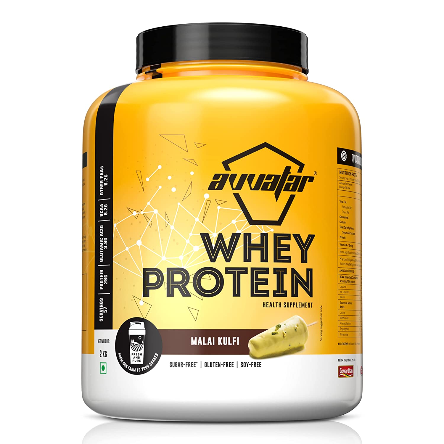 Avvatar Absolute 100% Whey Protein (2 kg (4.4 lb))