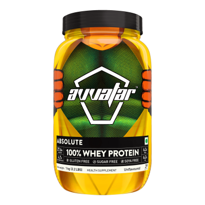 Avvatar Absolute 100% Whey Protein (1 kg (2.2 lb))
