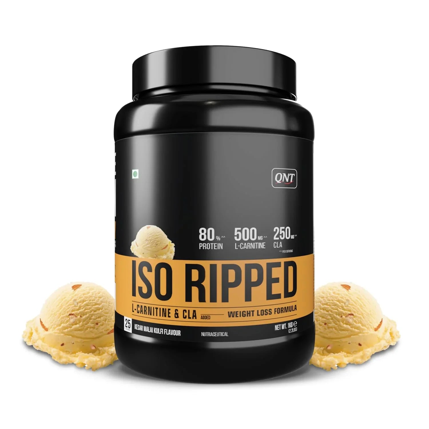 QNT Iso Ripped Whey Isolate Protein - 2.2 Lbs ( 1 Kg) (Standard)