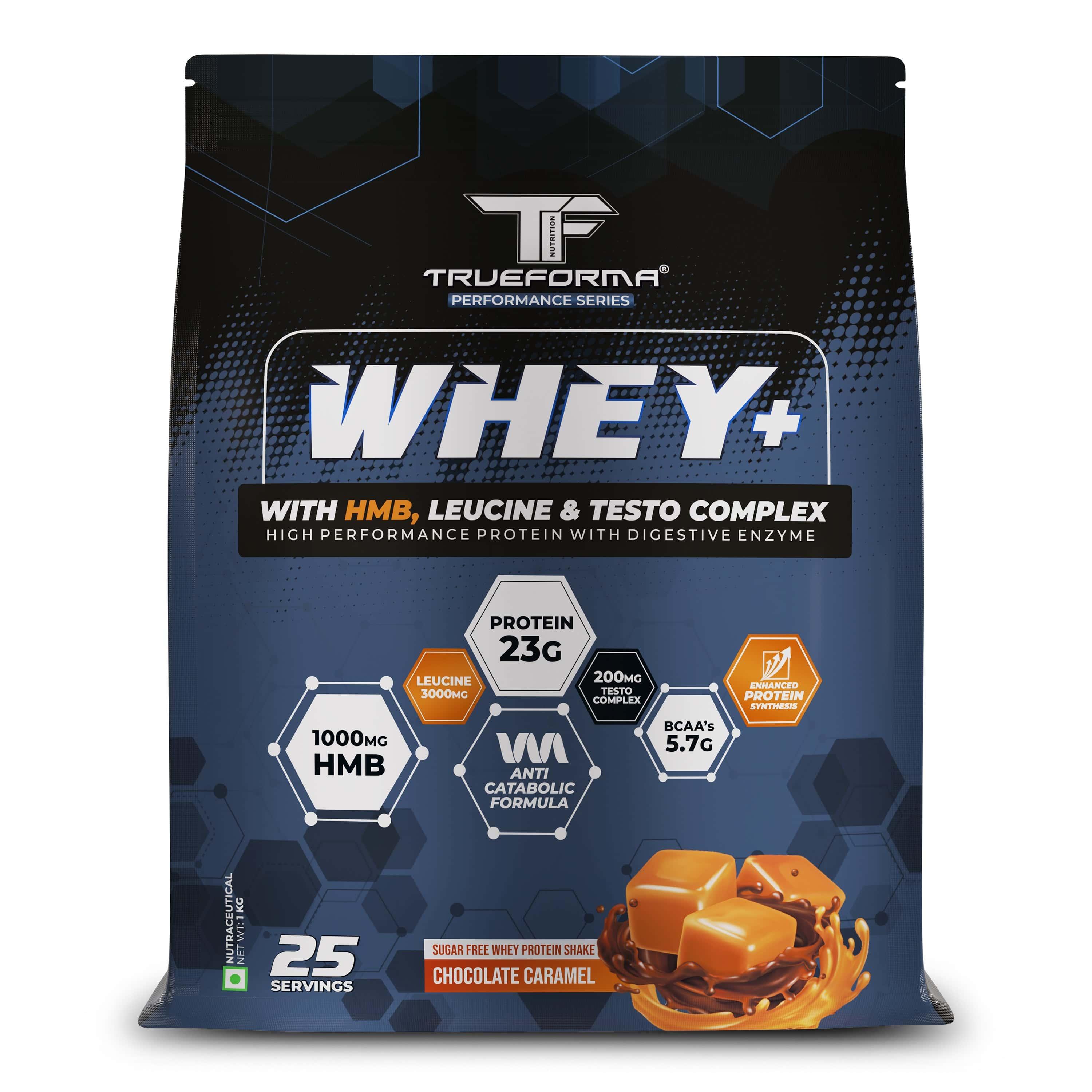 Trueforma® Whey+ Protein with HMB, Leucine, Ginseng & Tribulus (1 Kg)
